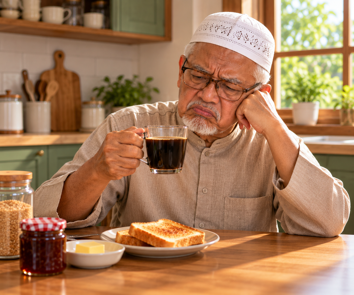 Kopi tanpa gula rasa tawar